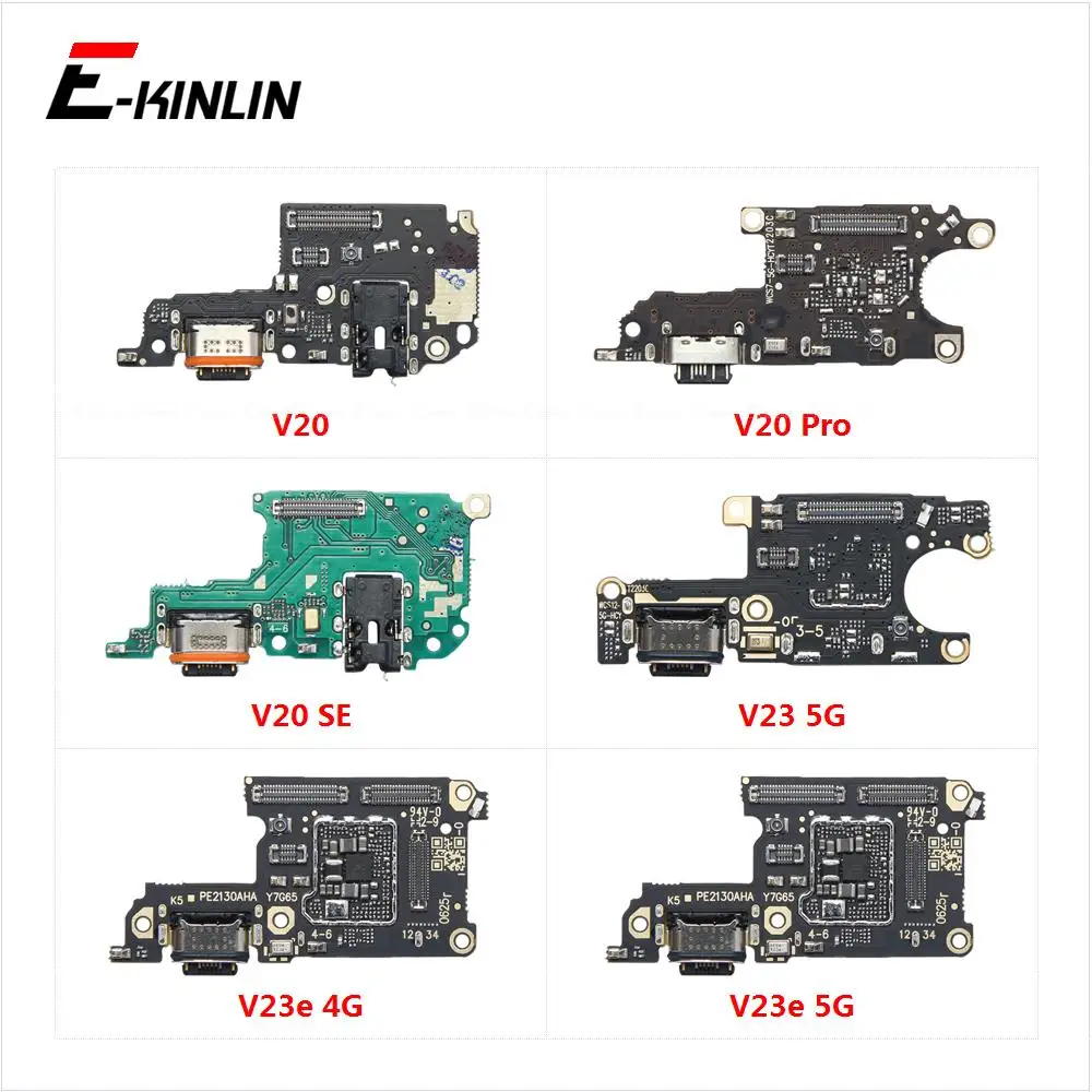 

USB Charging Charger Dock Port Board With Microphone Mic Flex Cable For Vivo V20 SE Pro V23 V23e 4G 5G