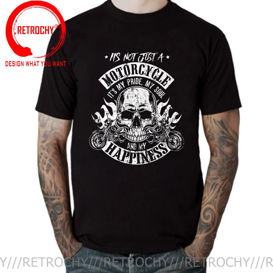 

Футболка в стиле ретро для езды на мотоцикле и велосипеде