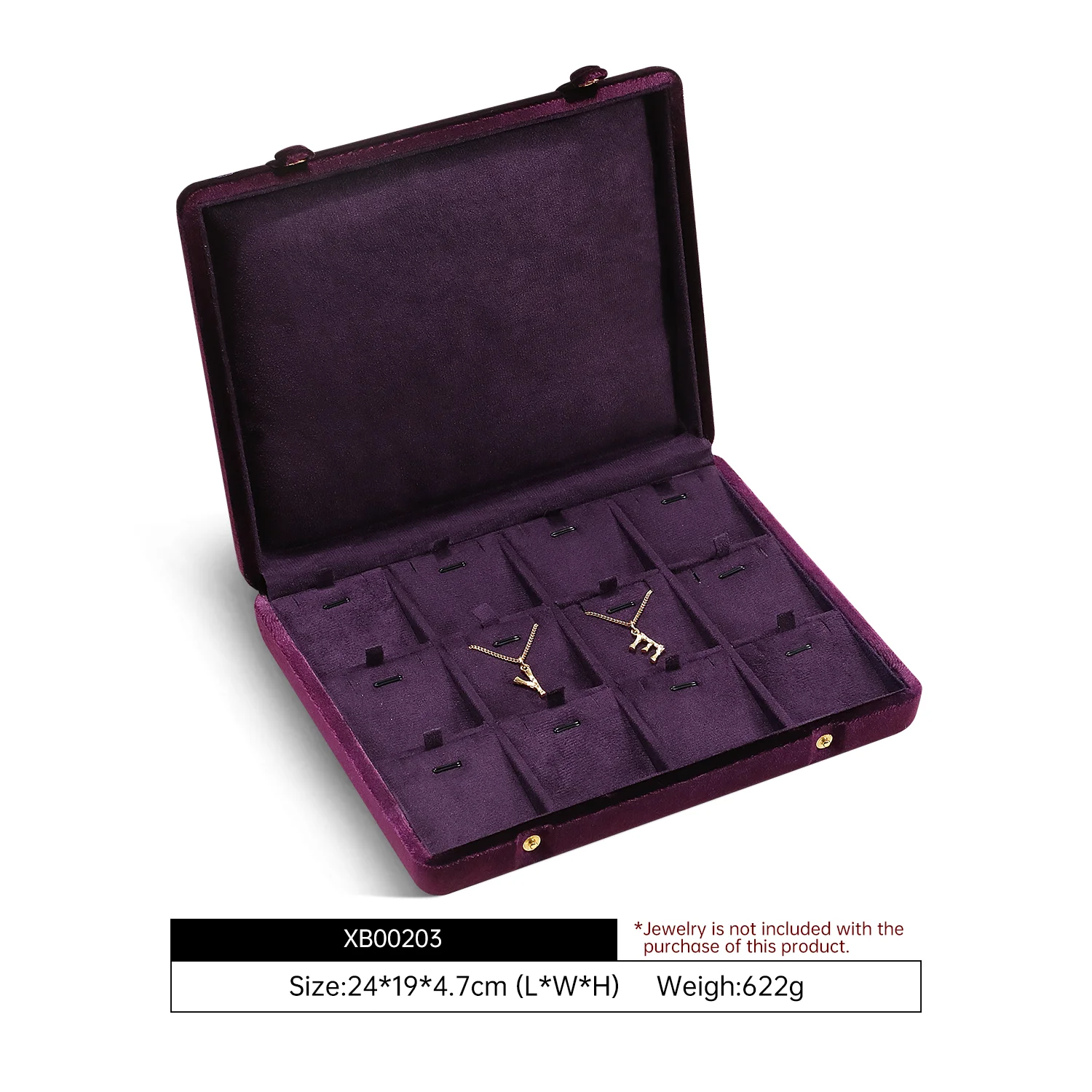 Yinbeini бархатный футляр для украшений XB006