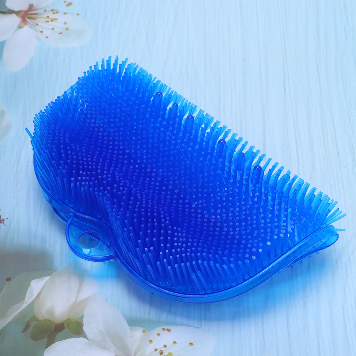 

Foot Shower Feet Scrubber Mat Bathroom Cleaner Pad Cushion Scrub Exfoliator Spa Circulation Improve Cup Suction Brush Scrubbing