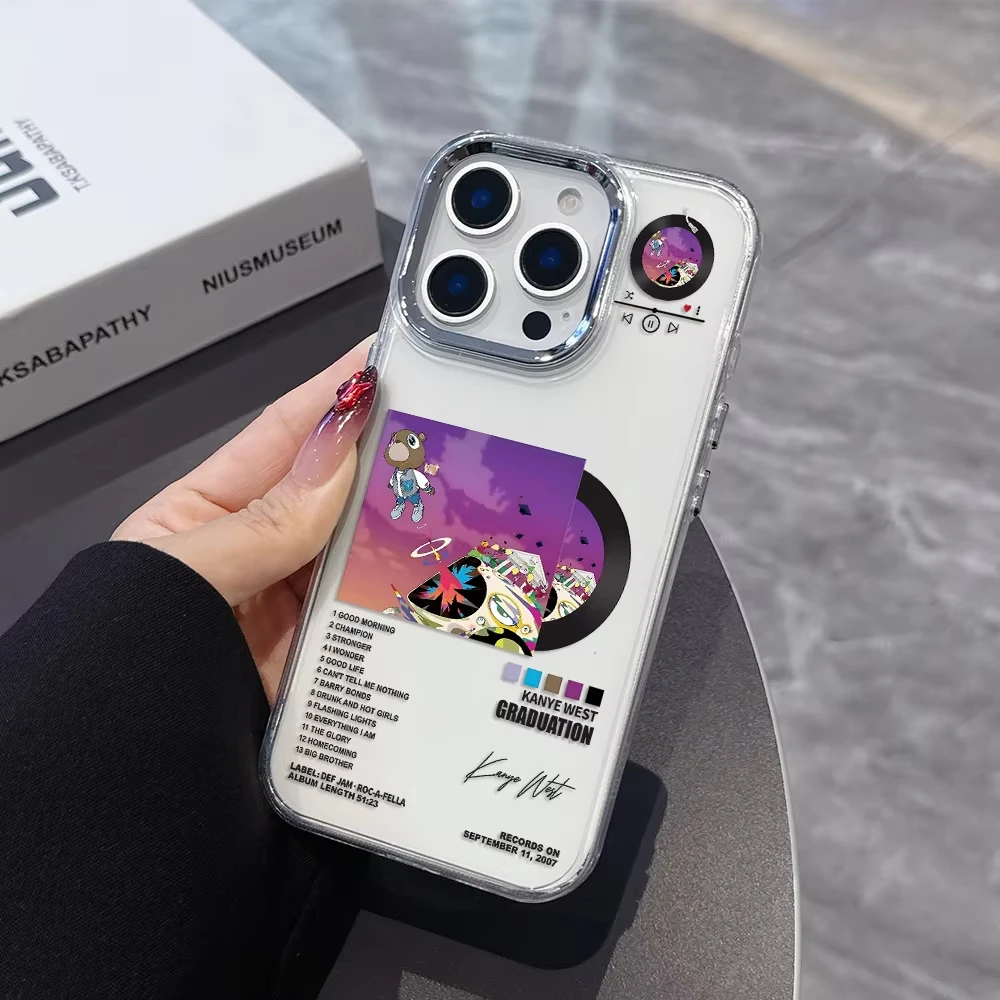 Чехол для телефона с изображением рэпера Канье Уэста для iPhone 17 Air, 16, 15, 14, 13, 12, 11 Pro Max, Plus, SE 2020, 2022 – Мягкий чехол (art.: 3920d90d75392) - 3920d90d75392
