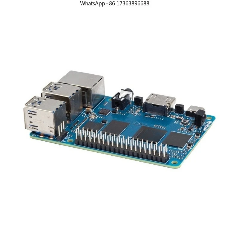 Фото Плата для разработки на базе Banana Pi BPI-M5 с четырехъядерным процессором Amlogic S905X3, открытый исходный код, Aismartlink №1