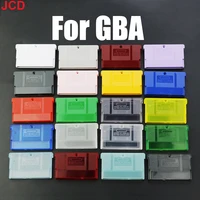 jcd 1pcs for gameboy advance cartridge game housing shell case card box for gba game card case