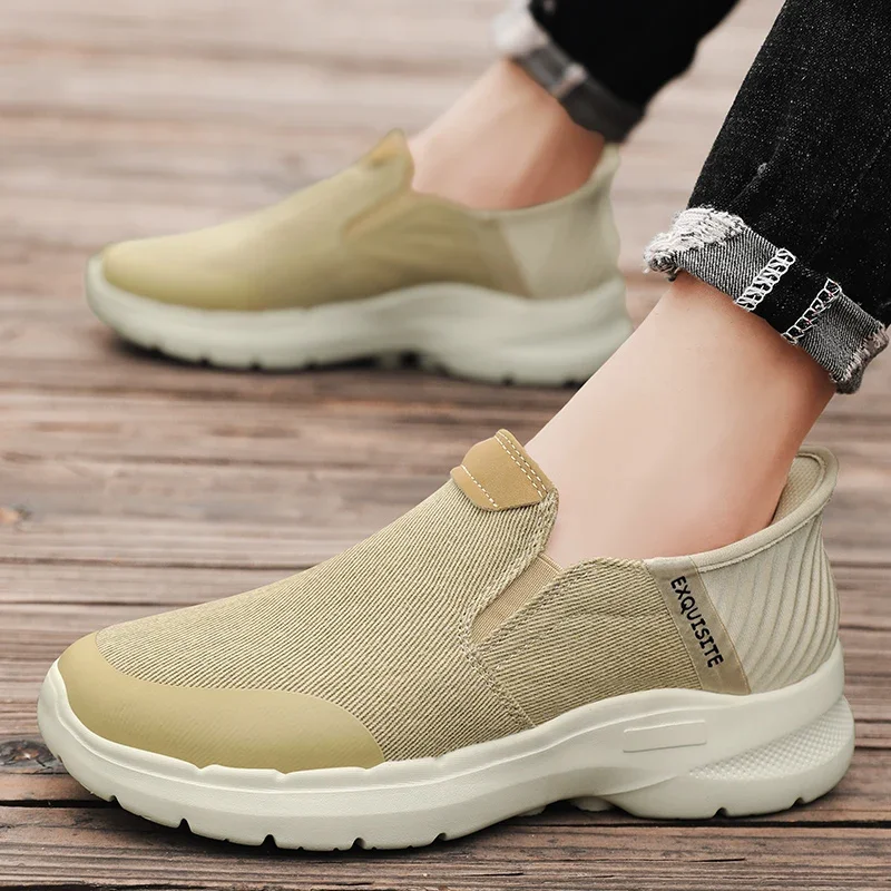 Мужская обувь Обувь для взрослых Удобная парусиновая Легкая вулканизированная