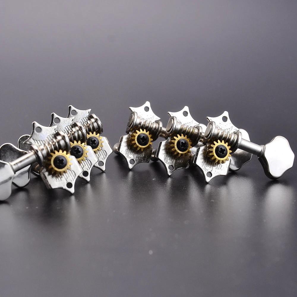 

1 Set Nickel Gear ratio - 1:15 Vintage Guitar Machine Heads Tuners