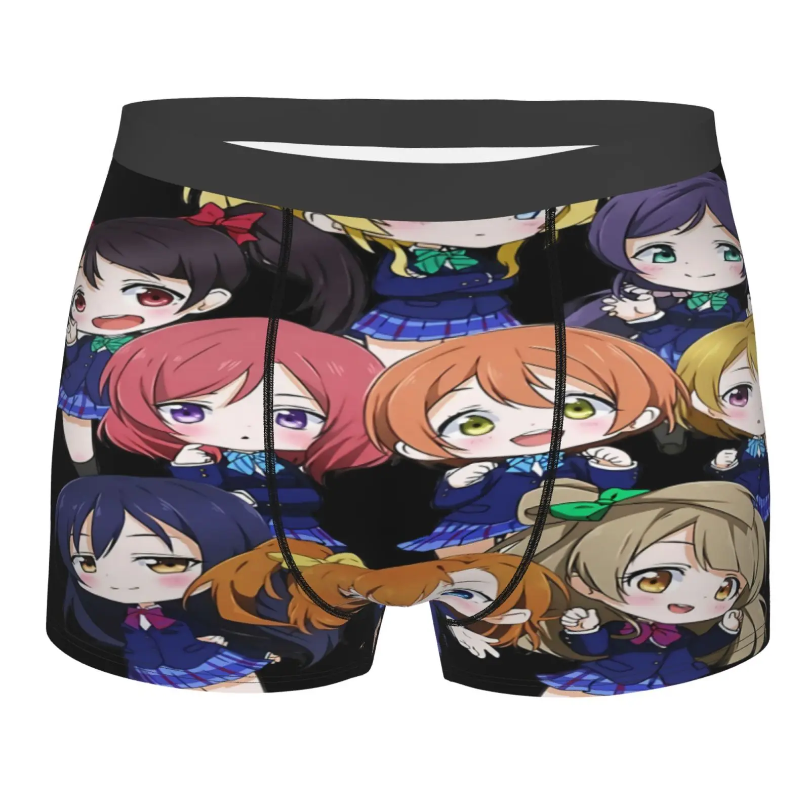 

Love Live Yazawa Nico School Idol Men's Panties Boxer Shorts Lift Men Mens Sexy Underwear Underpants Men Green For Boys Men Xs