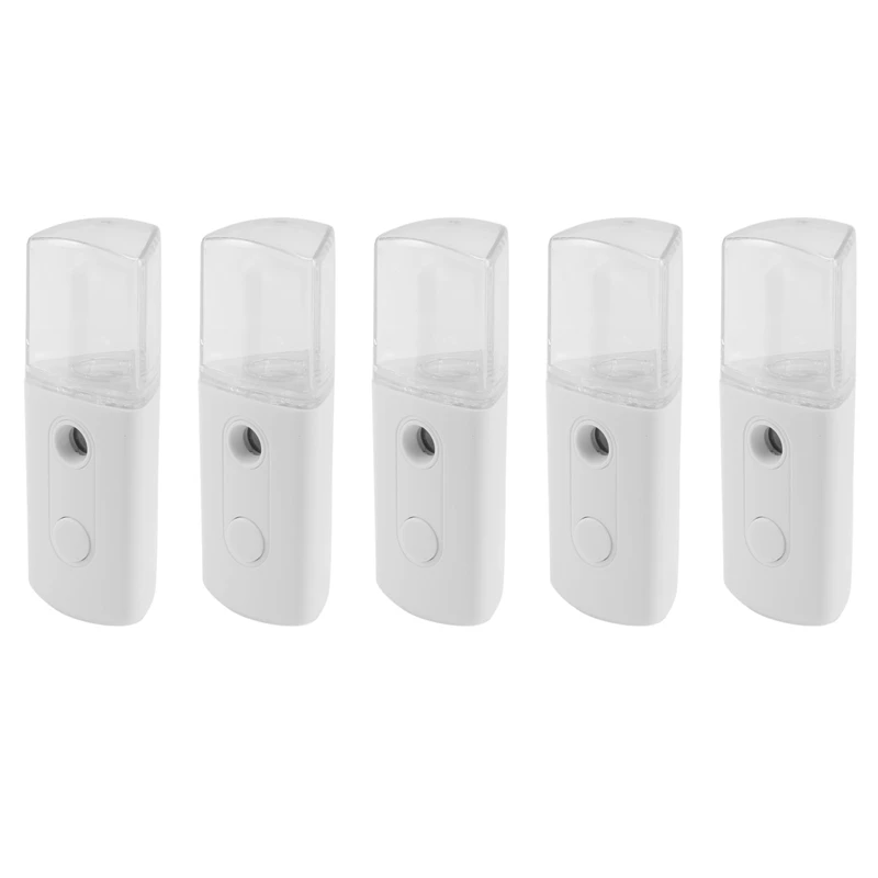 

5X Facial Moisturizing Beauty Instrument USB Charging Portable Nano Mist Spray Handy Atomization Misting Device Tool