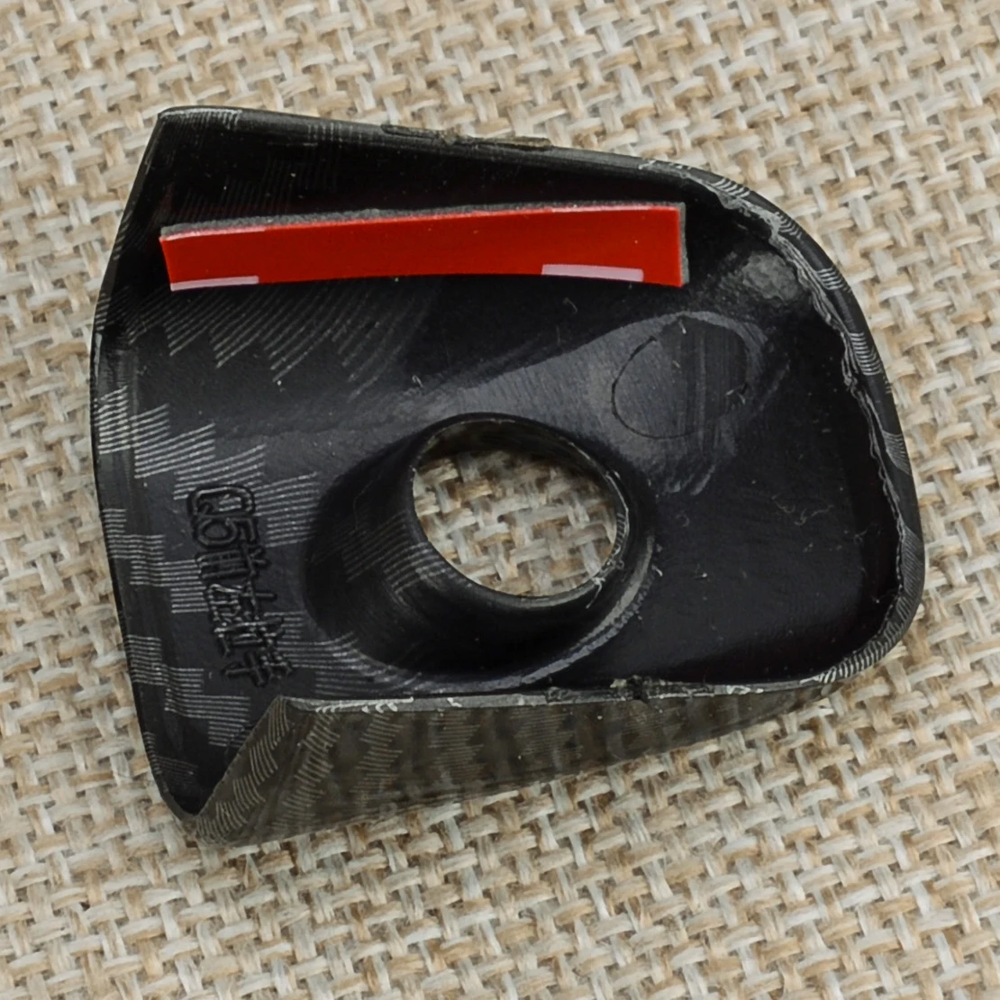 1 пара автомобильных левых и правых дверных ручек накладка Smart Hole из углеродного