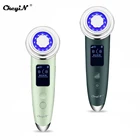 CkeyiN массажер для лица, светодиодсветодиодный фотонная терапия, мезотерапия, Электропорация, радиочастотный уход за кожей, косметическое устройство для лифтинга лица, очиститель морщин