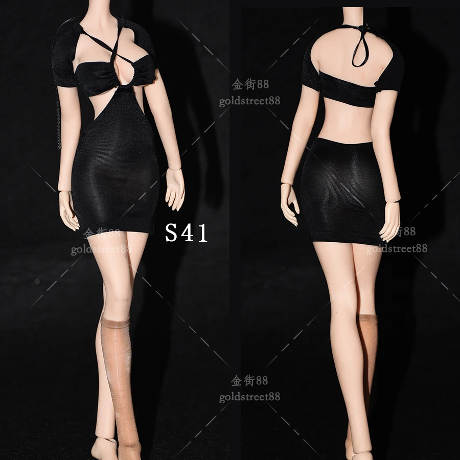 

1/6 Scale female dolls clothes sexy dress fit 12'' TBLeague JIAOUDOLL action figure body model