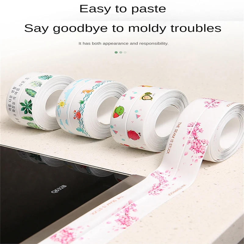 

Самоклеящаяся герметичная лента из ПВХ для ванной и душа, 3,2 м