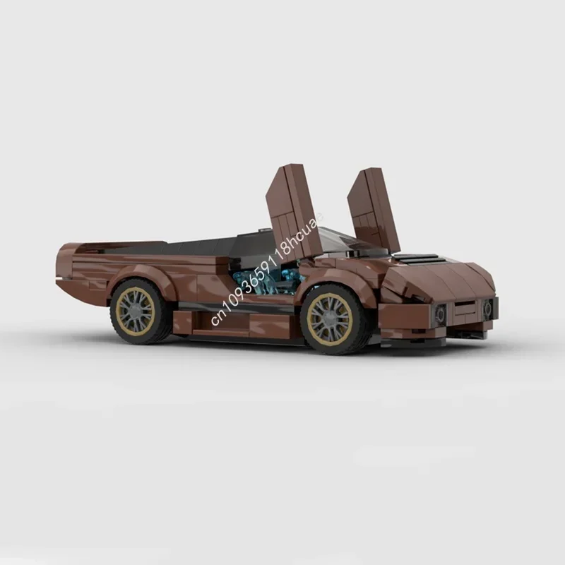 218 деталей MOC 8 Wide Wraith Movie Car Dodge Turbo: Модель автомобиля из фильма, конструктор, подарок на праздник, игрушка для сборки своими руками, креативный подарок на день рождения (art.: 3920db5c4e006) - 3920db5c4e006