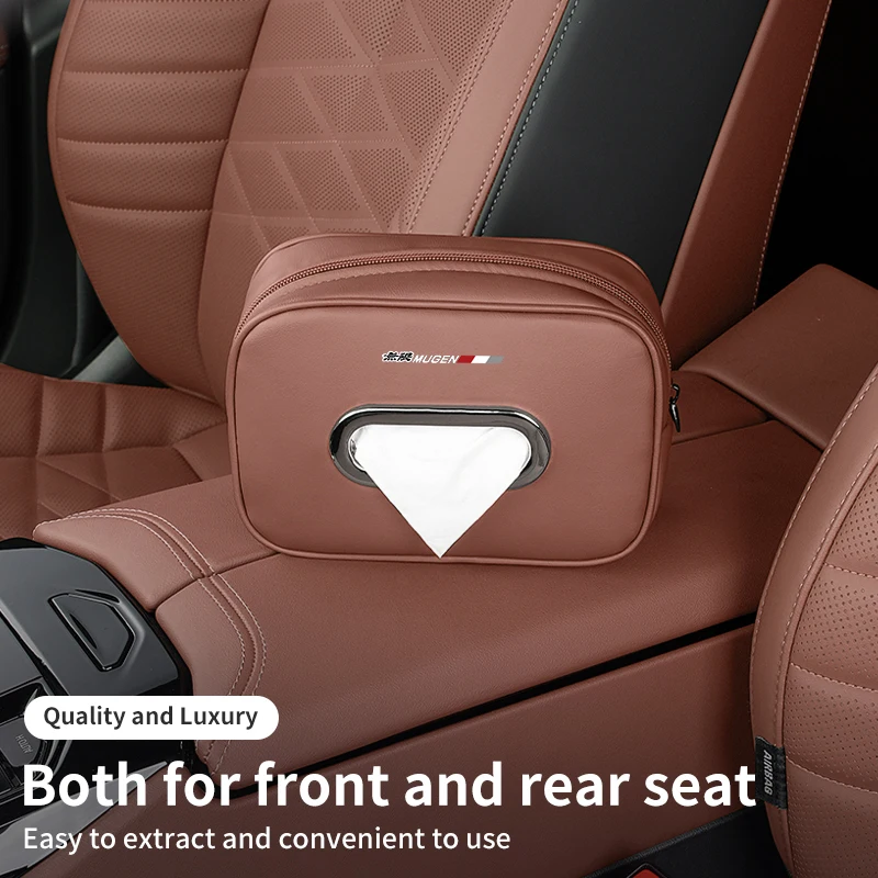 Коробка для салфеток на спинку сиденья автомобиля квадратная сумка хранения Honda