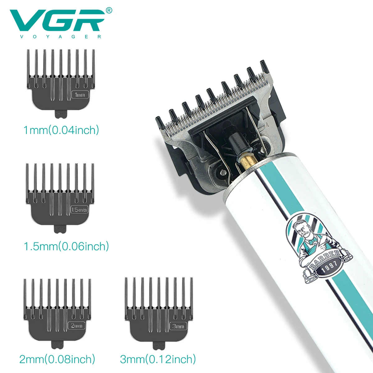 VGR T9 Hair Clipper Professional Hair Cutting Machine Rechargeable Haircut Machine Electric Bald Barber Trimmer for Men V-079 enlarge