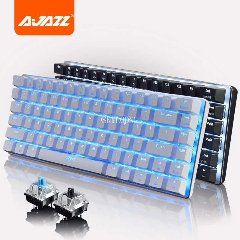 

Ajazz AK33 82 Keys Wired Mechanical Game Keyboard for Gamer Programmer Office for Android Windows