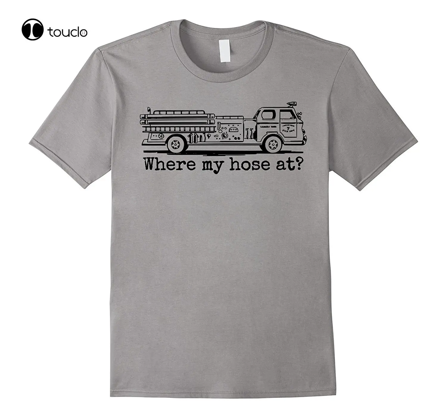 

Новая летняя Высококачественная футболка, забавная футболка с надписью «Где мой шланг на пожарном»