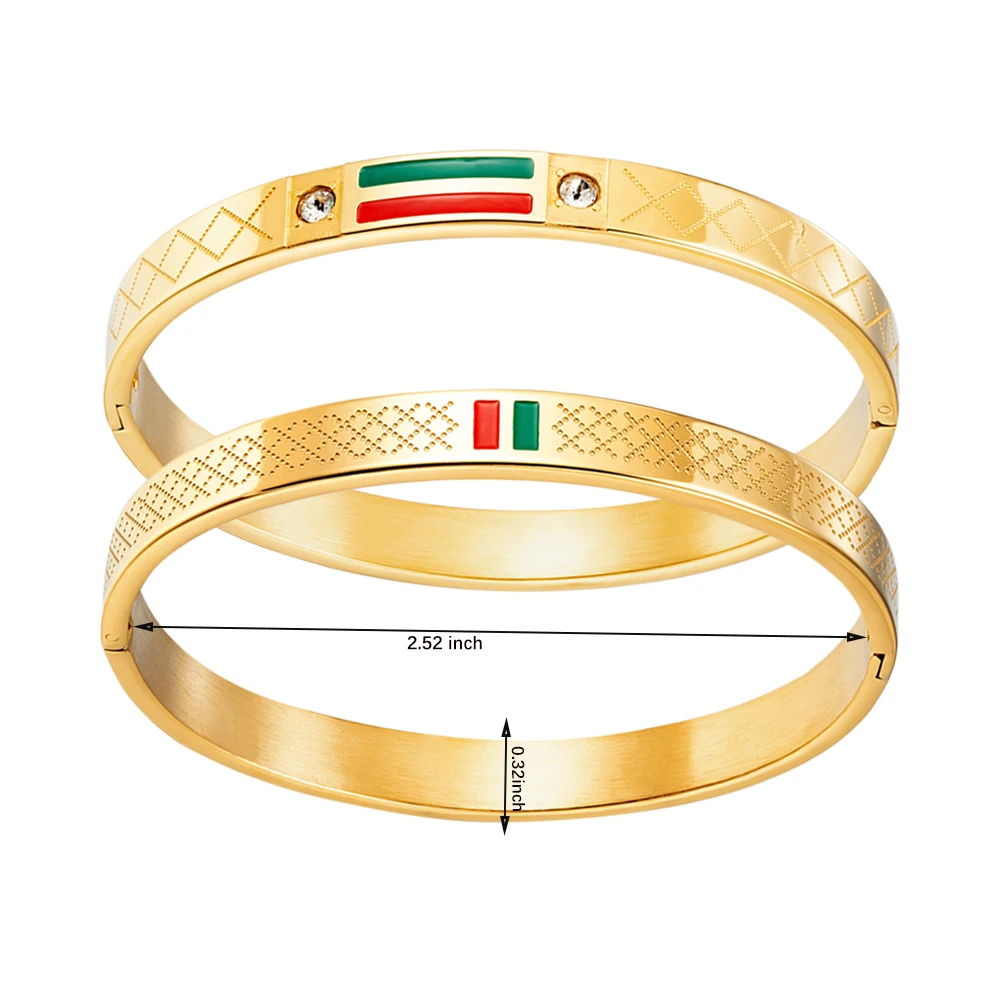 Мужские и женские браслеты ювелирные изделия из нержавеющей стали 304 красный