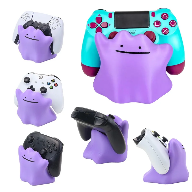 Фото Подставка для игрового контроллера Pokemon Ditto для PS5, PS4, Switch, Xbox Series, держатель для контроллера, настольный дисплей, игровые аксессуары №1