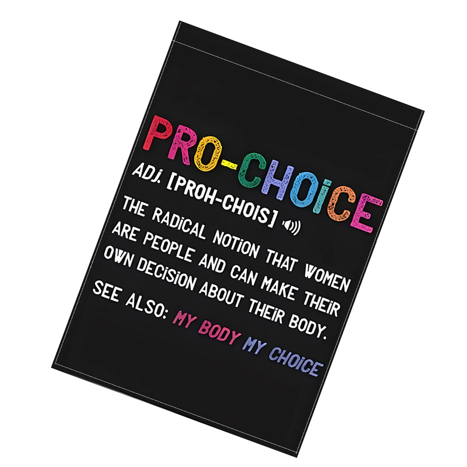 

Мой тело, мой выбор, флаг, права женщин, защита прав человека, протектор матки Pro Choice, флаг, поддержка феминизма, Социальное движение феминизм...