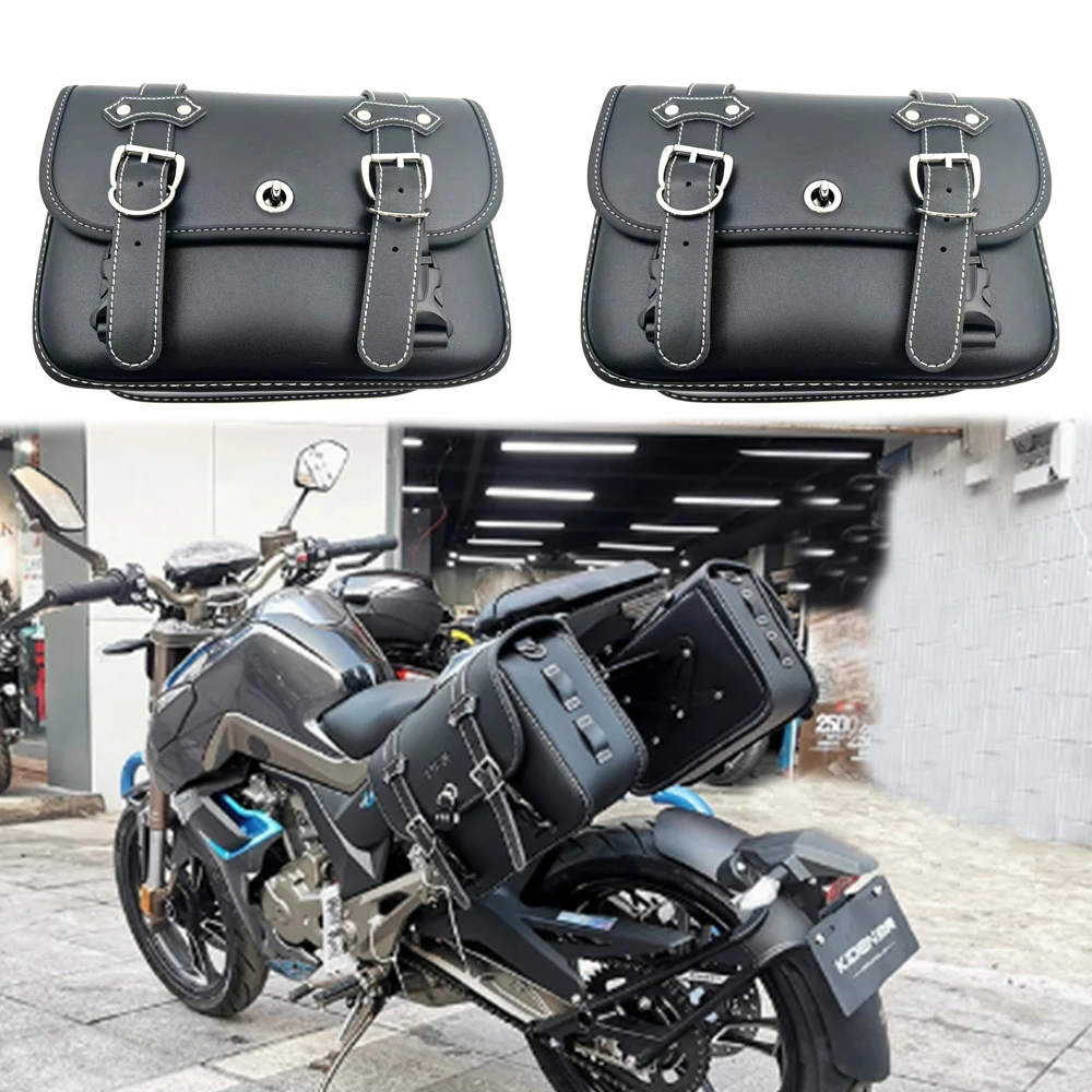 

Adventure Motorcycle Box Rack Side Bag Luggage Rack Travel Place Waterproof Bag FOR ZONTES ZT 125-U1 U1-125 155-U1 U1-155 125 U1
