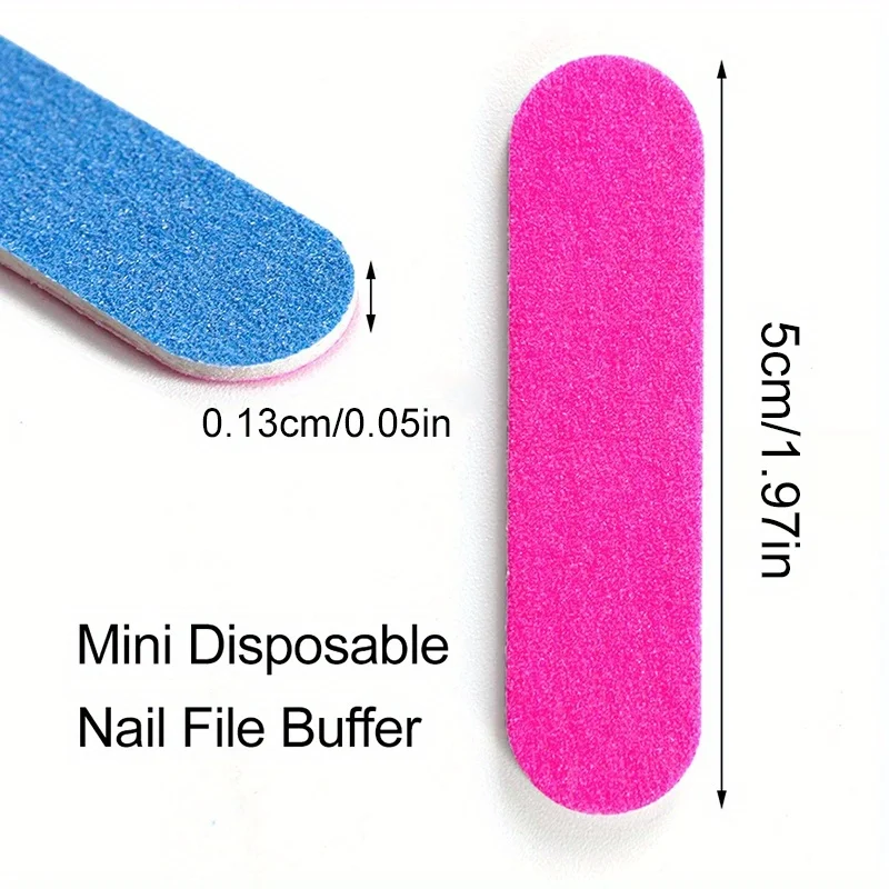 100 шт. двусторонние пилки для ногтей