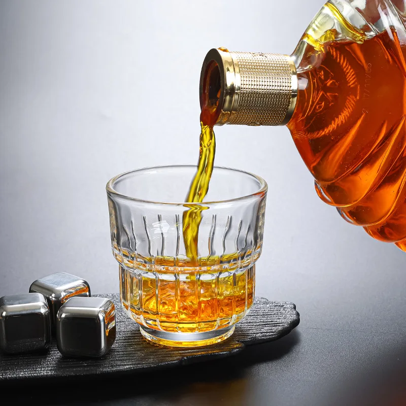 Винтажная кофейная чашка в Вертикальную Полоску набор из 2 предметов 175 мл