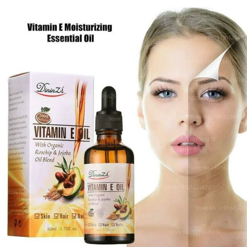 

100% Pure Organic Natural Vitamin E Oil Face Body Massage Spa Avocado Essential Oils Cold Pressed Moisturiser Serum 50ml