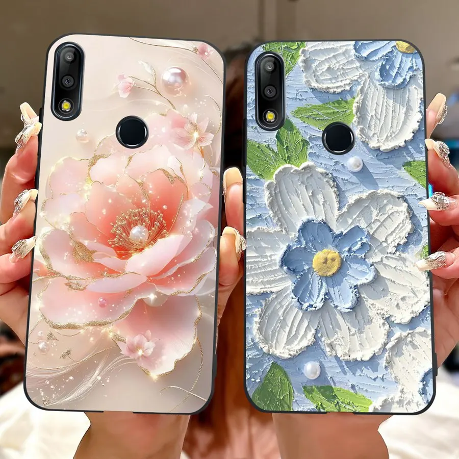 Фото Для Asus ZenFone Max Pro M2 ZB631KL Чехол Роскошный окрашенный чехол из ТПУ Чехол для телефона Asus Max M2 ZB633KL X01AD X01BD Задняя крышка Capa №3