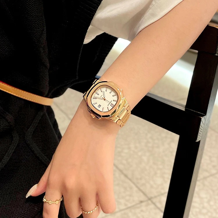 Luxury Designer Rose Gold Watch for women His Hers Watch Sets Quartz Waterproof Lover Watches Free Shipping Moda Mujer Kol Saati enlarge