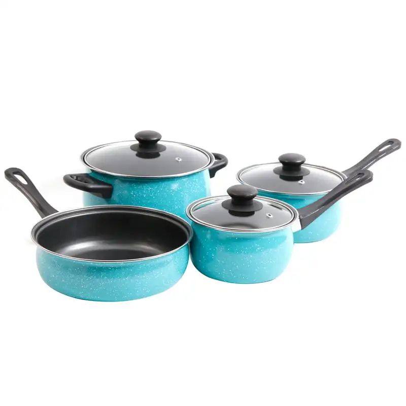 

Carbon Steel 7 Piece Cookware Set