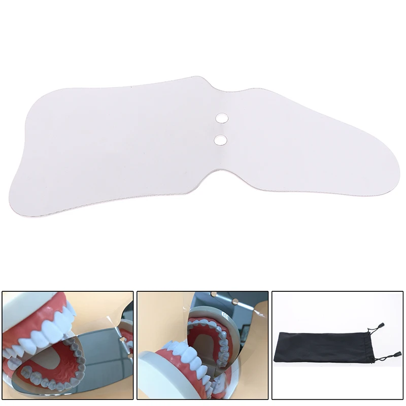 

1PC Stainless Steel Dental Intraoral Orthodontic Photographic Glass Mirror Rhodium Occlusal