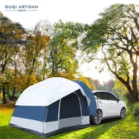 guqi artisan outdoor camping rear double high quality travel tent car side awning side pergola camping tent barraca camping