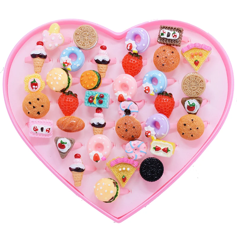 20 шт./партия, Детские Кольца для девочек