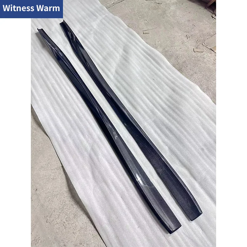 Для Nissan R35 GTR боковая юбка из углеродного волокна Боковой бампер разветвители для