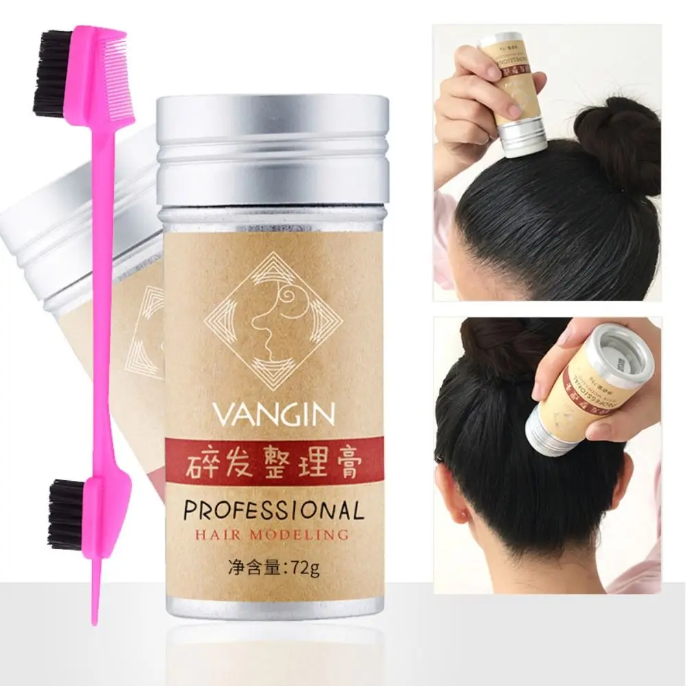 

Клейкая помада для волос для мужчин и женщин, помада для волос с контролем поломки краев, аксессуар для укладки волос, крем для Финишной отделки волос