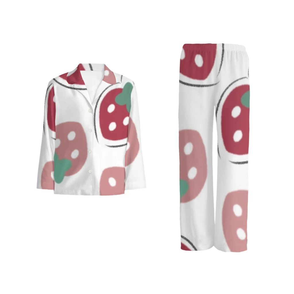 Белая пижама Disney Strawberry Bear выбранные узоры Minso милый стиль