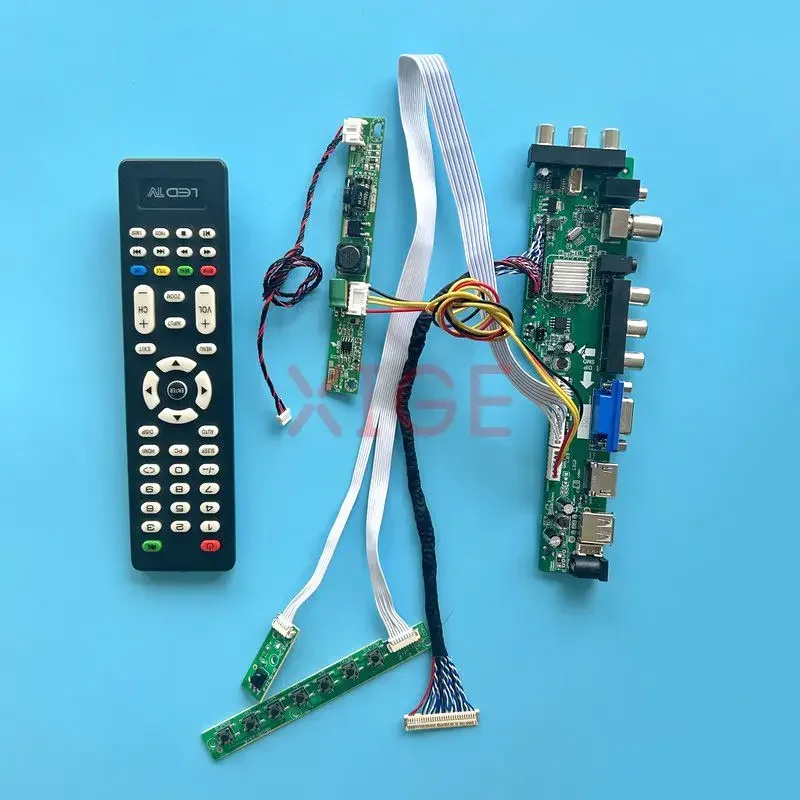 

For LTM238HL02 LTM238HL06 Controller Driver Board 1920*1080 USB+DHMI+VGA+AV Kit LVDS 30-Pin LCD Monitor 23.8" DVB Digital Signal