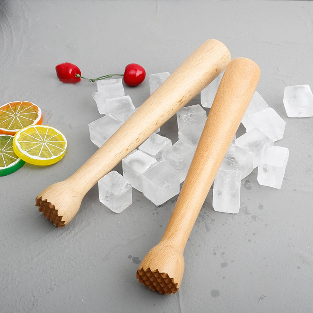 

Wooden Muddler for Cocktails Durable Wood Ice Crusher Bartender Kit Mojito Muddler Bar Tool Masher Ice Hammer for Home Bar Drink