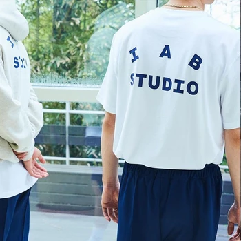 IAB Studio T Shirt Mens Tshirt Cool Fashion Brand Cotton Rock Rapper Funny Printed Loose O-Neck Tees Tops Hip Hop T-shirts 1