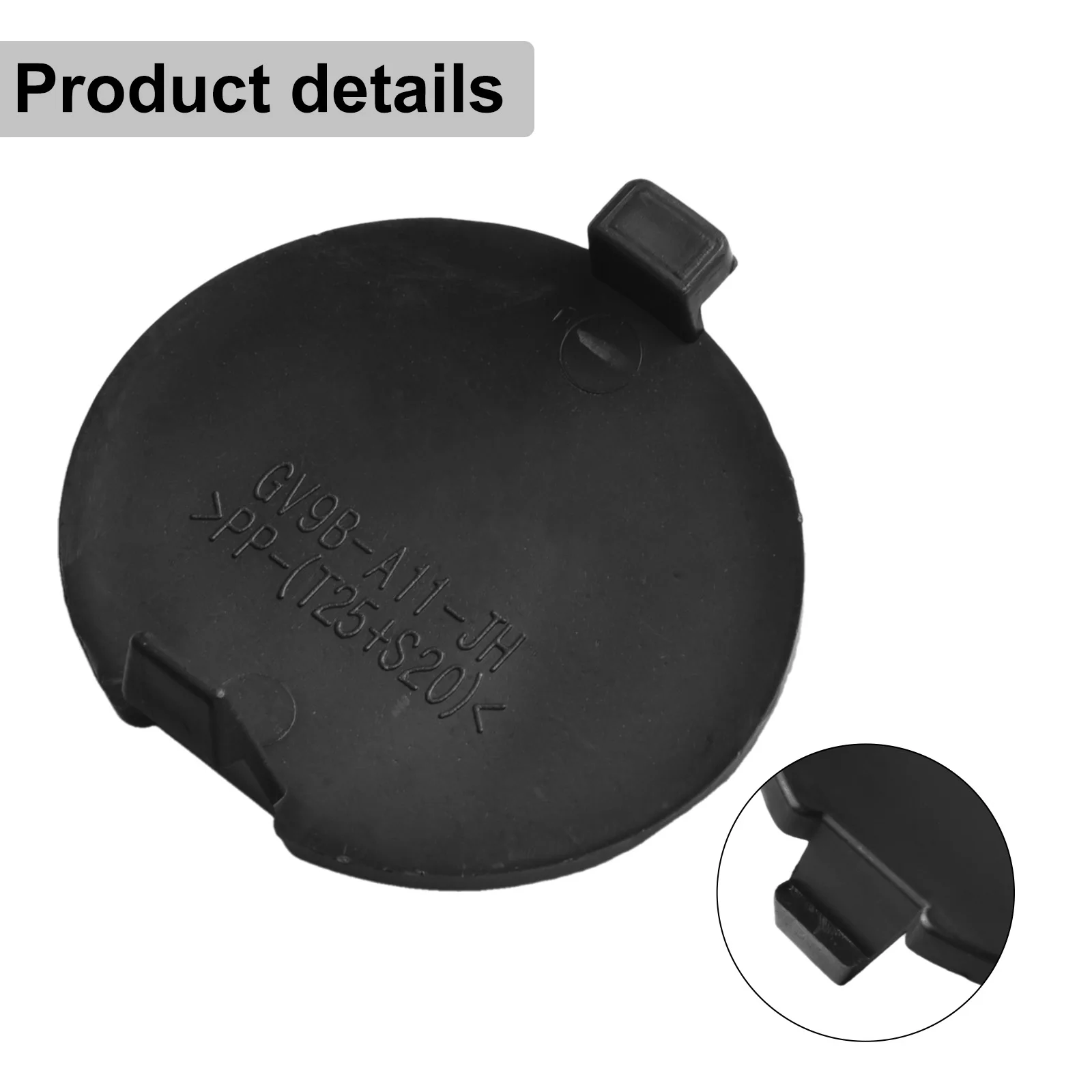 Крышка фаркопа бампера переднего Надежная посадка Гладкий внешний вид Крепление