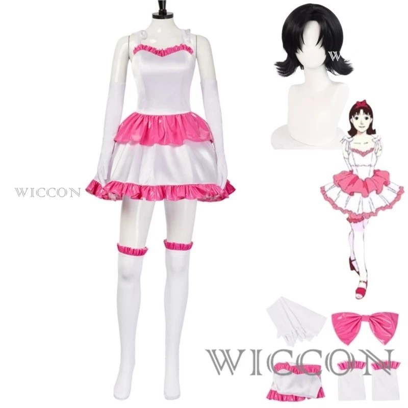 Фильмы аниме ужасов идеальный синий Kirigoe Mima косплей костюм парик очаровательная