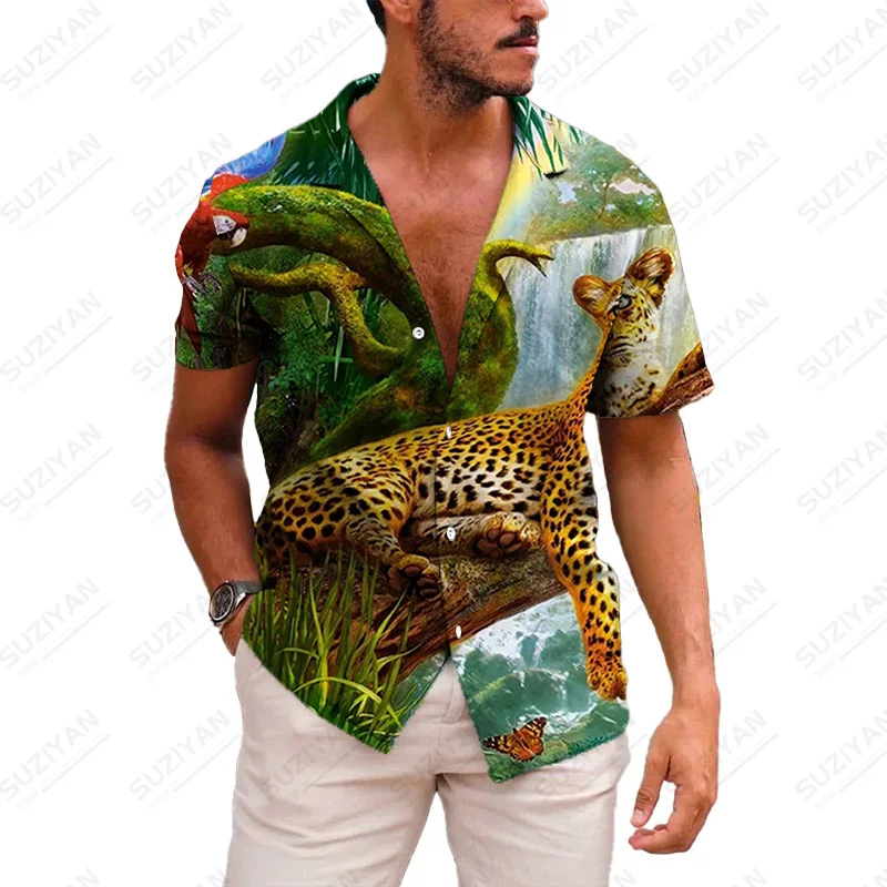 

Patterns Clothes Fashion Shipping Mens Clothes Gothic Wear Wild New Printing Gentlemanlike Shirts Loose Shirts Designer Collar