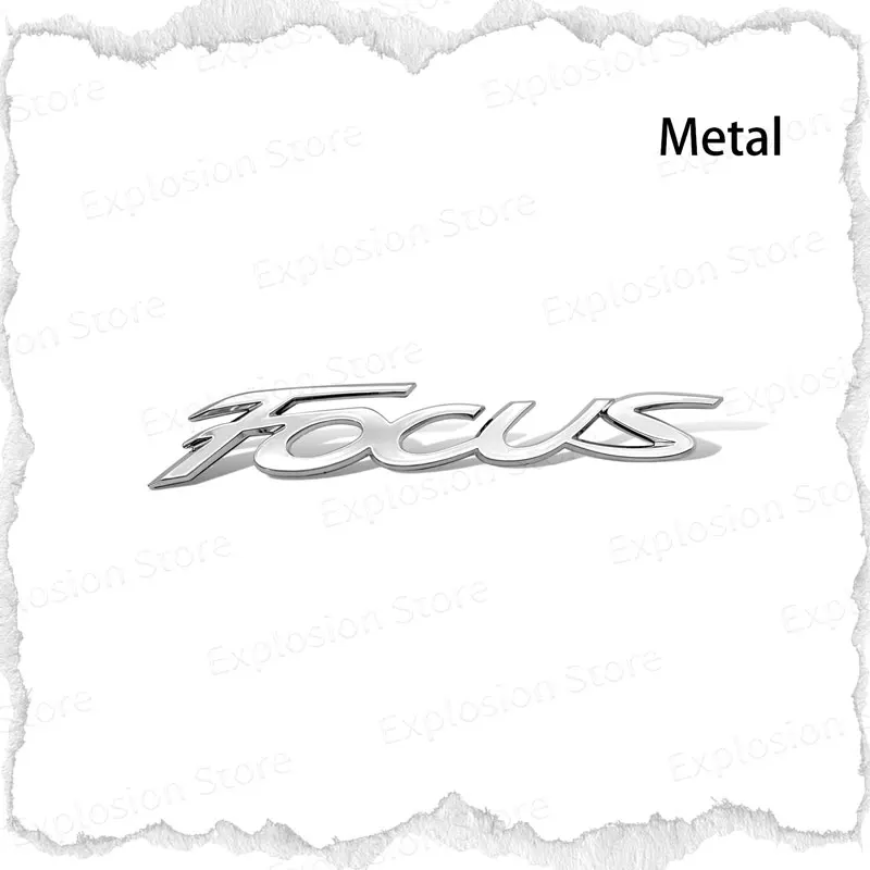 Автомобильный декор 3D ABS/металлический автомобильный буквенный задний бампер наклейки на багажник эмблема наклейка для Ford Focus логотип MK1 MK2 MK3 MK4 Fiesta Ranger