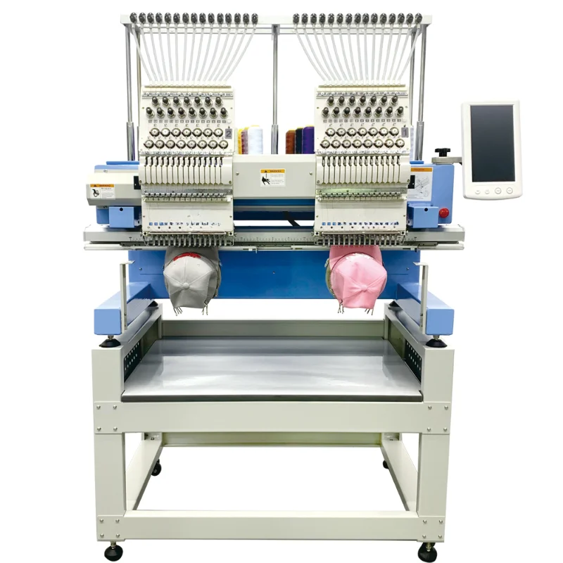 

2 Head Embroidery Machines 15 Needles Embroidery Machine brother embroidery machine