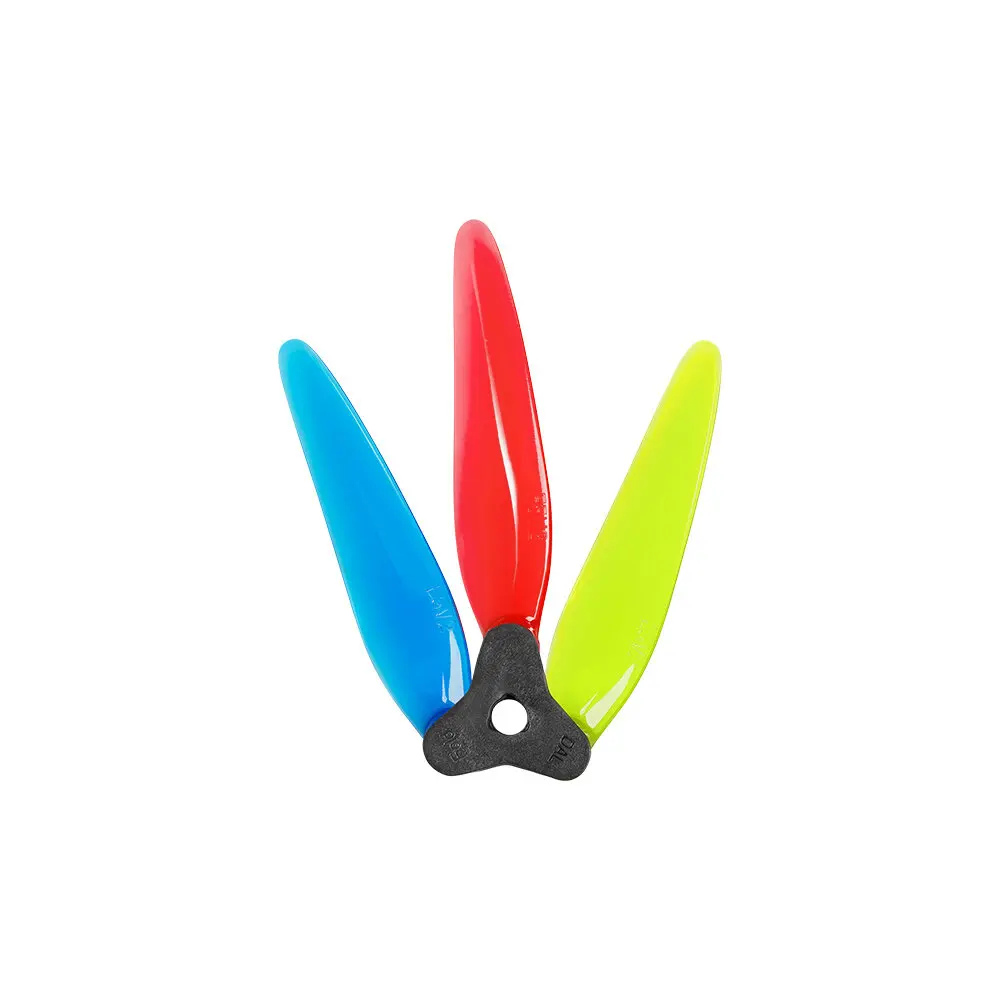 2Pairs 4PCS CW CCW DALPROP Fold 2 F5 5147 5.1X4.75X3 3-Blade PC Folding Propeller Turtle Mode for FPV Freestyle 5inch Drones
