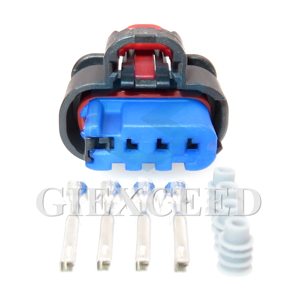 

2 комплекта 4-контактный автомобильный водонепроницаемый разъем 1-2203773-1 1-2296696-1 электрическая кабельная розетка серия 1,2 автозапчасти