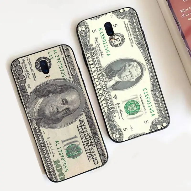 

Luxury Dollar US Phone Case for Vivo Y91C Y11 17 19 17 67 81 Oppo A9 2020 Realme c3