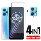 4 в 1 для OPPO Realme 9 Pro Plus стекло для Realme 9 Pro Plus закаленное стекло Защита для экрана для Realme 6 5 9 Pro Plus стекло для объектива