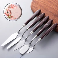 5 piece chocolate scraper cream spatula cake embossing and smoothing spatula color matching baking tool set baking products