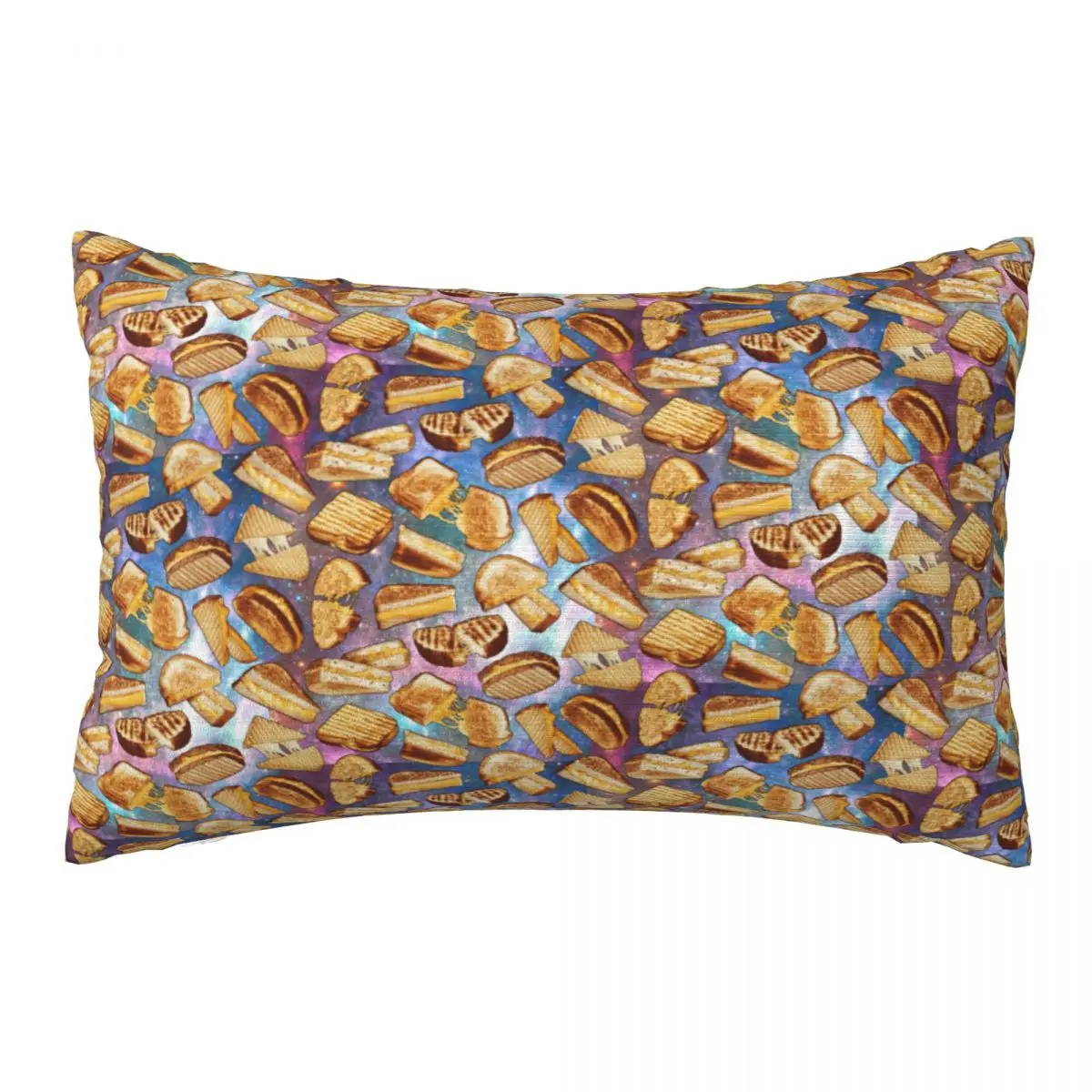 

Space Grilled Cheese Pattern Decorative Pillow Covers Throw Pillow Cover Home Pillows Shells Cushion Cover Zippered Pillowcase